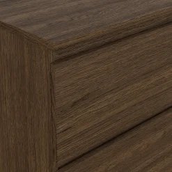 Best Nimara Maise kommode H:70 x B:138 x B:41 cm med 6 skuffer i røget egelook