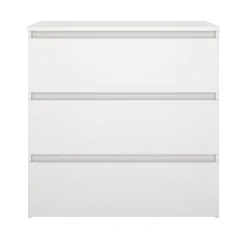 Sale Nimara Maise kommode H:70 x B:70 x D:41 cm med 3 skuffer i hvid