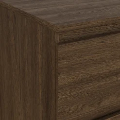 Hot Nimara Maise kommode H:114 x B:65 x D:41 cm med 5 skuffer i røget egelook