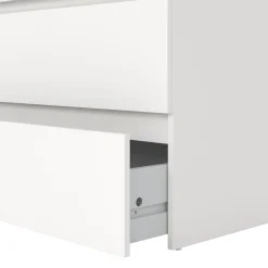 Hot Nimara Maise kommode H:114 x B:65 x D:41 cm med 5 skuffer i hvid