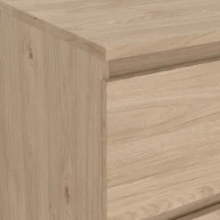 Discount Nimara Maise kommode H:114 x B:65 x D:41 cm med 5 skuffer i egelook