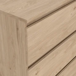 Clearance Nimara Maise kommode  H:70 x B:70 x D:41 cm med 3 skuffer i egelook