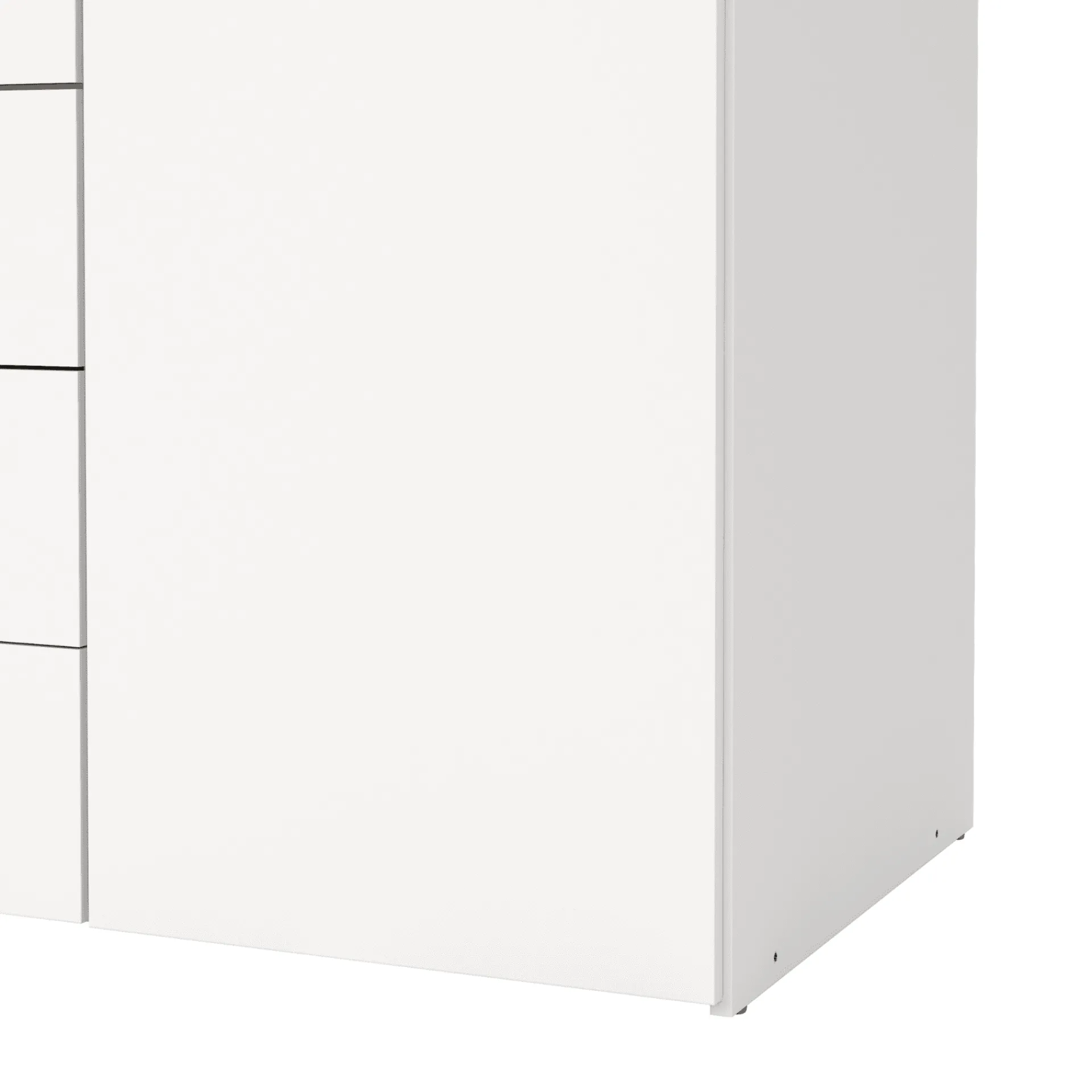 New Nimara Malia garderobeskab hvid 4 låger 3 skuffer