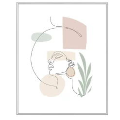 Hot Nimara Malina billedramme PVC blank Sølv 30x40 cm