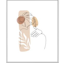 Outlet Nimara Malina billedramme PVC blank Sølv 50x70 cm