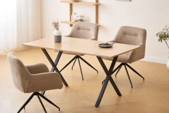 Best Nimara Marly Plankebord i egetræsfiner 150x80x75 cm