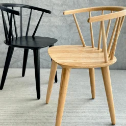 New Nimara Martha spisebordsstol i sort