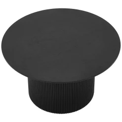 Nimara Martina sofabord i sort melamin Ø80 cm