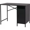 Outlet Nimara Marton sort skrivebord med skab