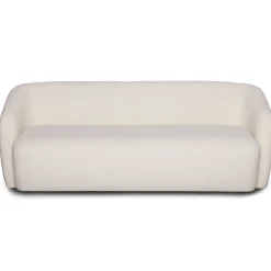 Discount Nimara Melisa - 2 personers sofa i hvid boucle L: 173 x D: 84 x H: 66 cm