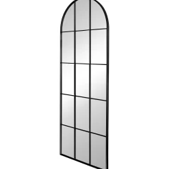 New Nimara Mia - New yorker spejl med buning i sort  70 x 180 cm