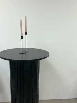 New Nimara Milas rundt barbord i sort 80x105 cm