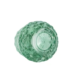 Nimara Naja glas fyrfadsstage grøn 7 cm