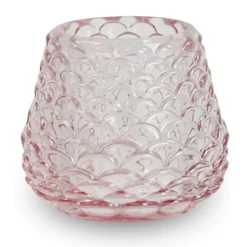 Sale Nimara Naja glas fyrfadsstage lyserød 7 cm