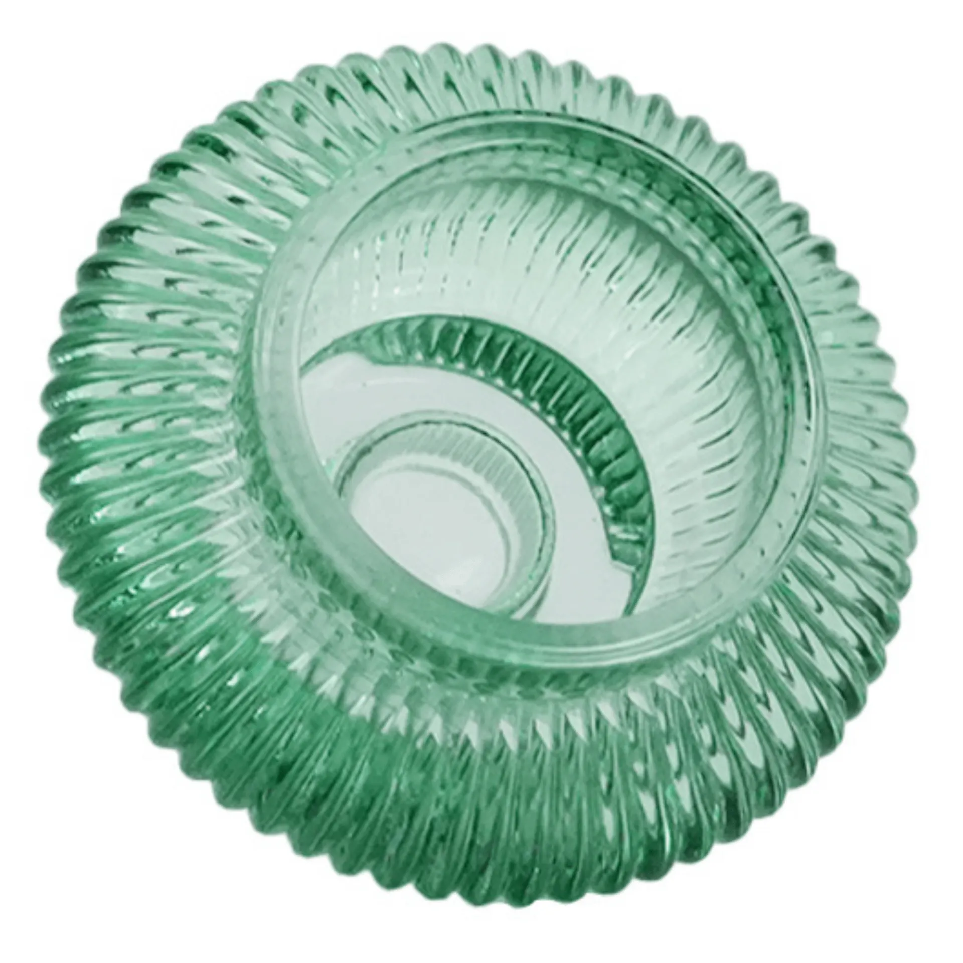 Hot Nimara Nala glas lysestage grøn 6 cm