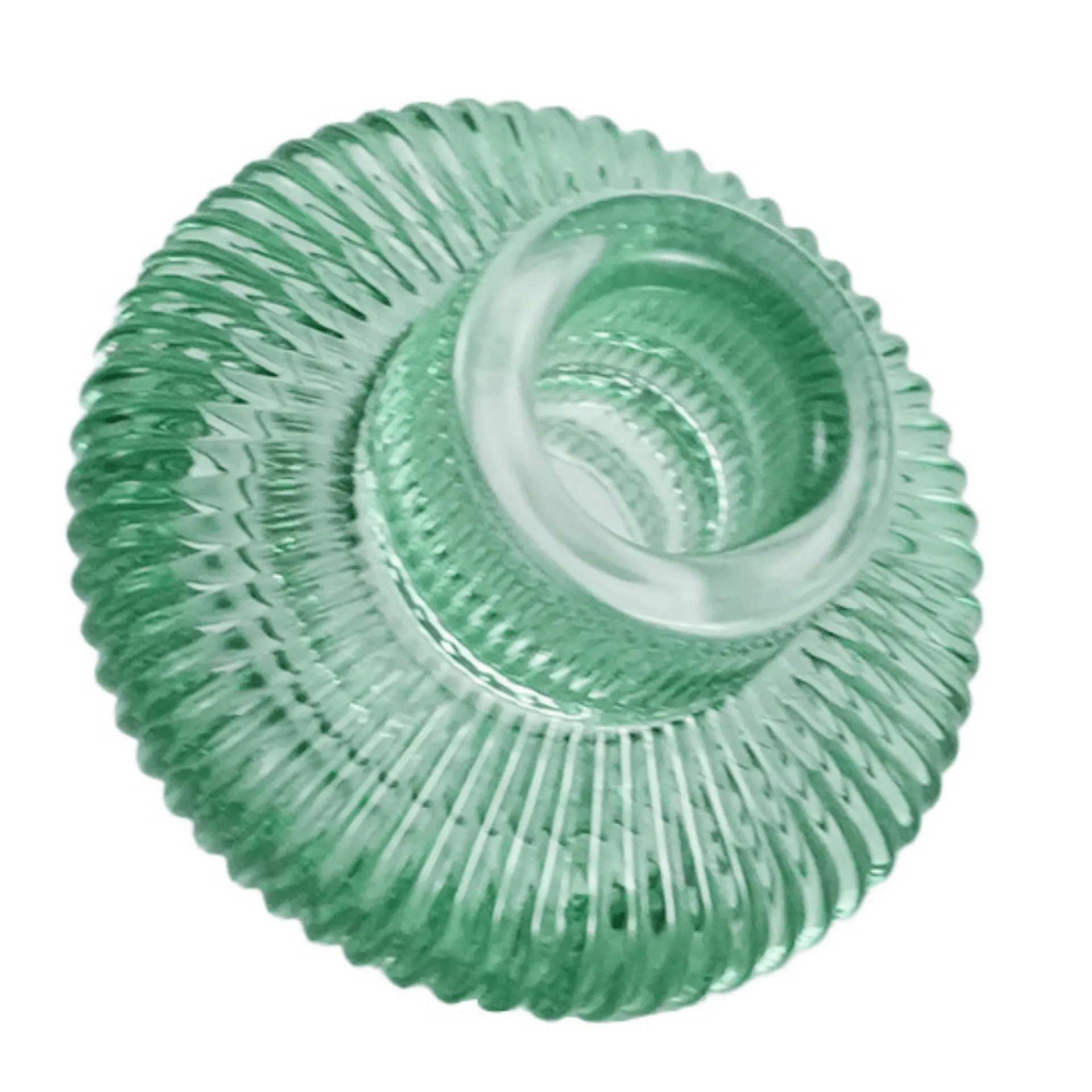 Hot Nimara Nala glas lysestage grøn 6 cm