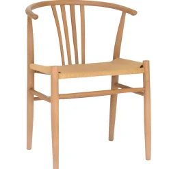 Outlet Nimara Naomi spisebordsstol i bøg med fletsæde