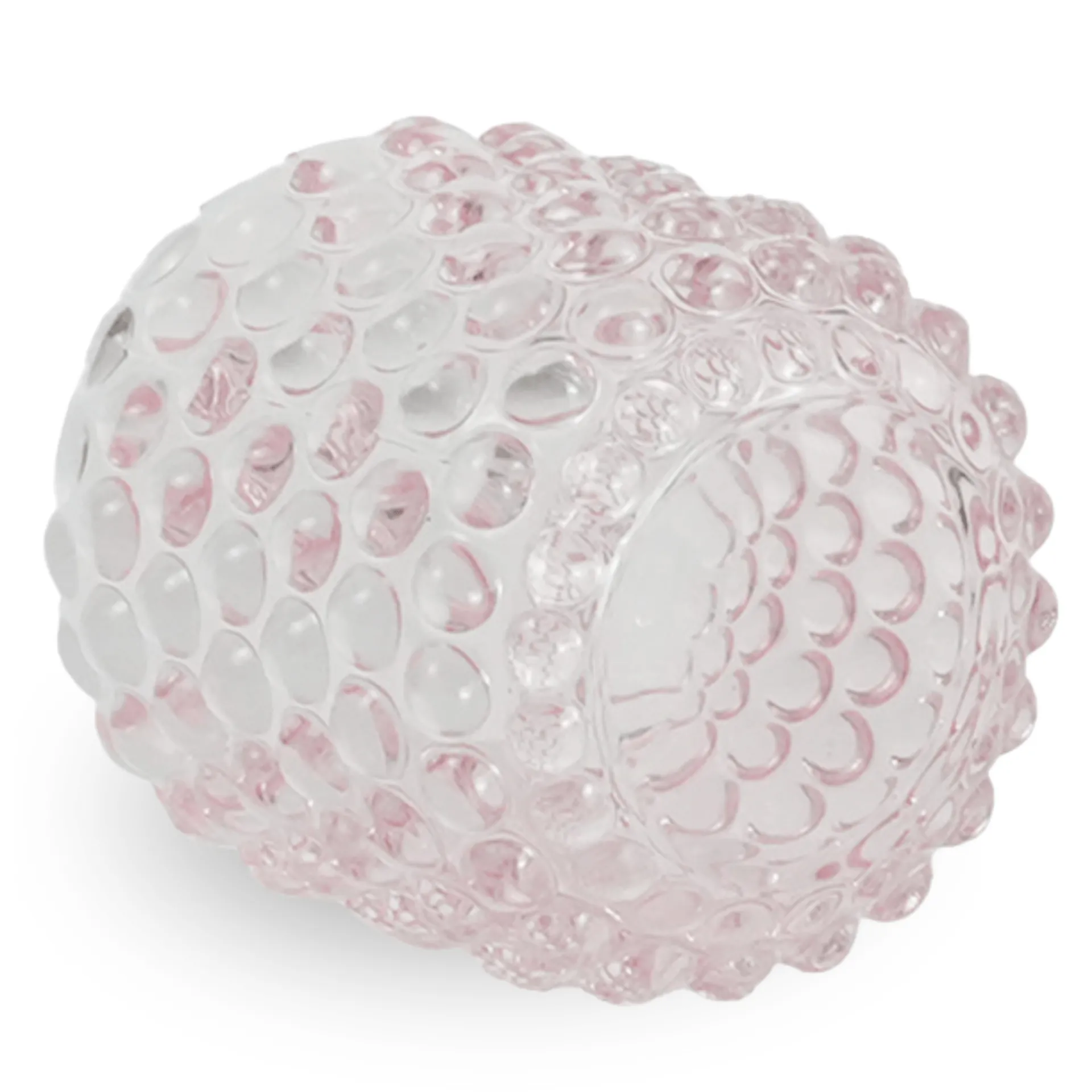 Hot Nimara Nelly glas fyrfadsstage lyserød 8,5 cm