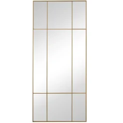 Outlet Nimara New Yorker spejl med guld/messing farvet ramme 180 x 80 cm