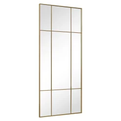 Outlet Nimara New Yorker spejl med guld/messing farvet ramme 180 x 80 cm