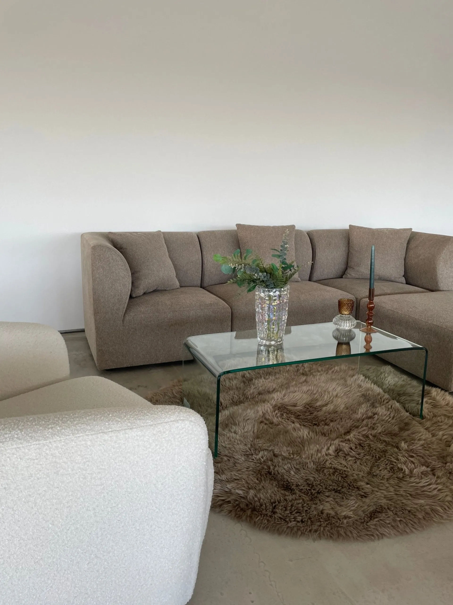 Sale Nimara Nicole glas sofabord 95x45x35 cm