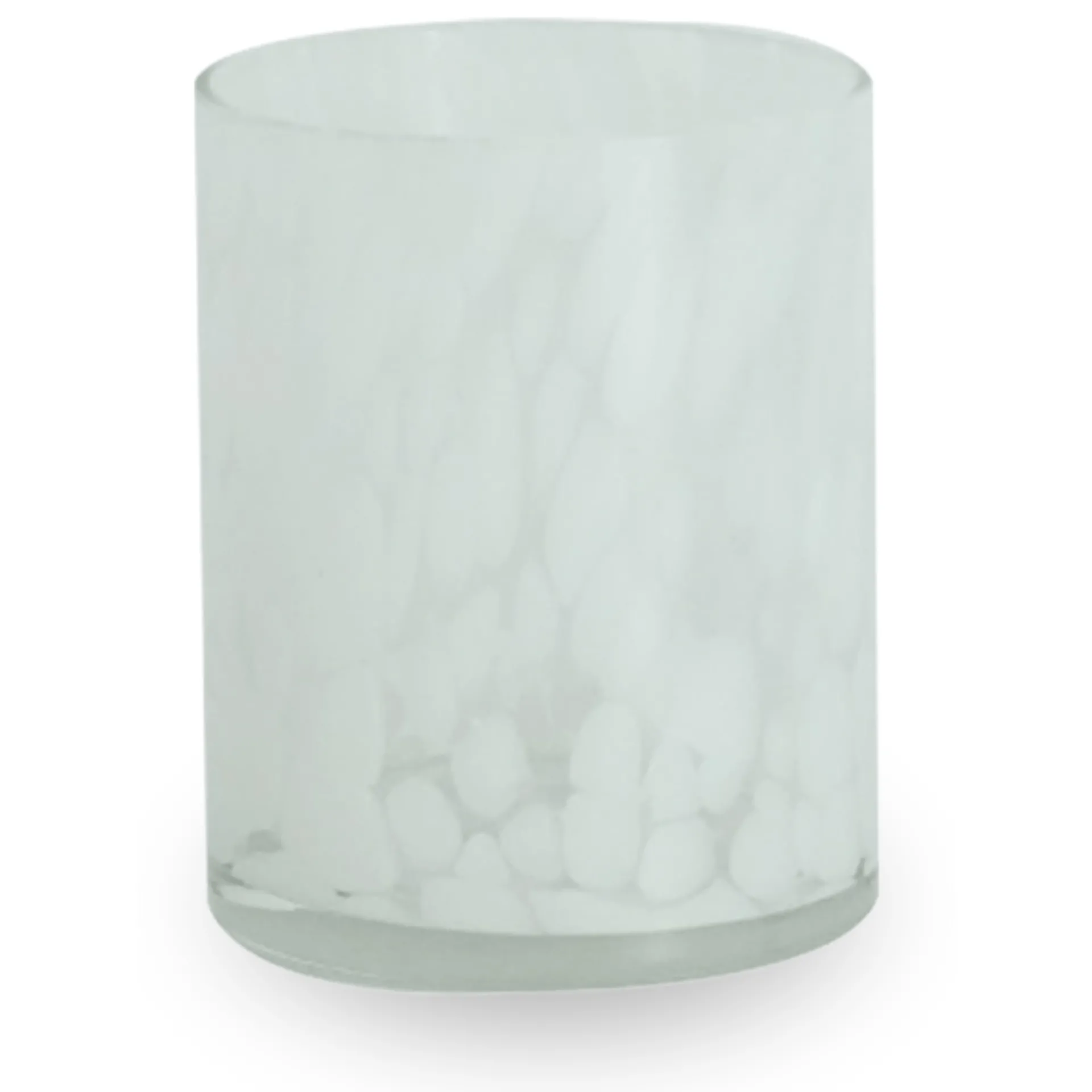 Sale Nimara Nina glas fyrfadsstage hvid 10 cm