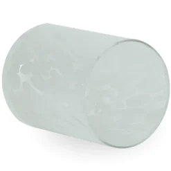 Sale Nimara Nina glas fyrfadsstage hvid 10 cm