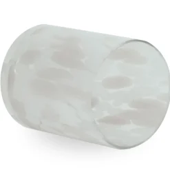 Best Nimara Nina glas fyrfadsstage lyserød 10 cm