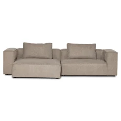 Discount Nimara Ollie rygpude sand L: 80 x B: 45 x D: 20 cm