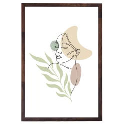 Nimara Paloma billedramme 60x90 cm røget træ