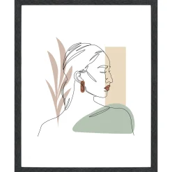 Hot Nimara Paloma billedramme 40x50 cm sort