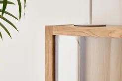 Best Nimara Piper væghængt vitrineskab 60x40x20 cm eg