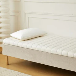 Outlet Nimara Premium Aksel hvid topmadras i memoryskum 90x200x7 cm