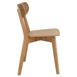 Clearance Nimara Rory spisebordsstol - Træstol i egetræsfiner