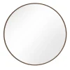 Best Nimara Ruthy spejl Ø80 cm med træramme i røget eg