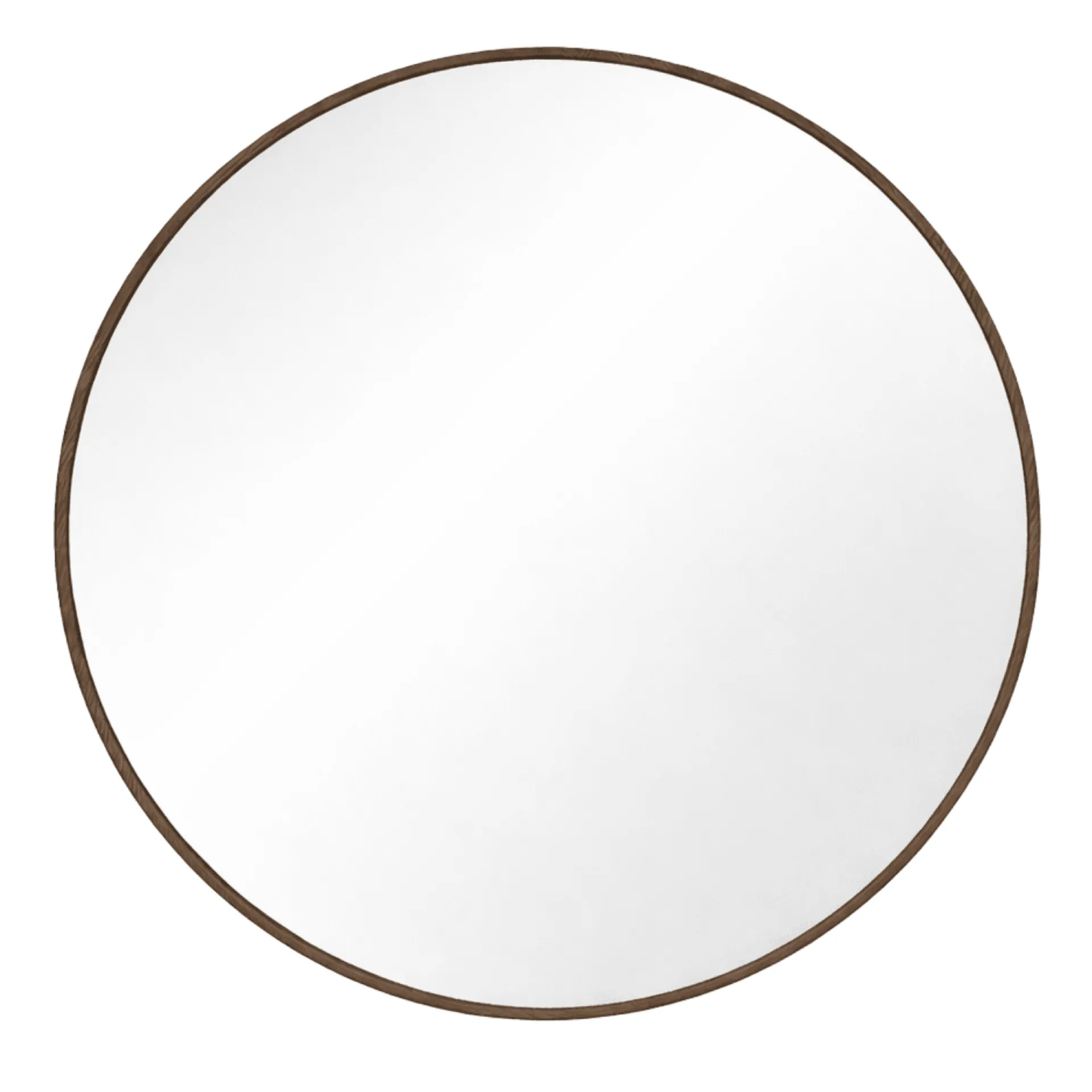 Best Nimara Ruthy spejl Ø80 cm med træramme i røget eg