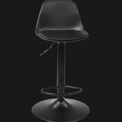 New Nimara Sandie barstol med justerbar højde - sort plast