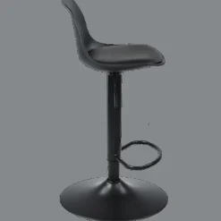 New Nimara Sandie barstol med justerbar højde - sort plast