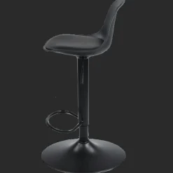 New Nimara Sandie barstol med justerbar højde - sort plast