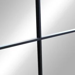 Best Nimara Sandra - New yorker spejl med buning sort 110x65 cm