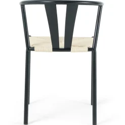 Clearance Nimara Shila spisebordsstol sort med flet