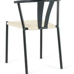 Clearance Nimara Shila spisebordsstol sort med flet