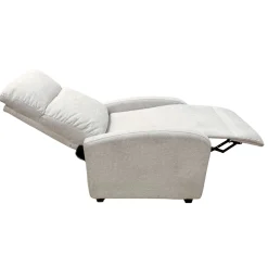 Best Nimara Silas lænestol i beige med vippefunktion og benstøtte