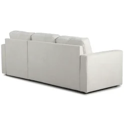 Discount Nimara Sinus beige sovesofa med vendbar chaiselong og opbevaring