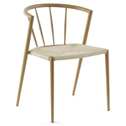 Clearance Nimara Spisebordssæt - Lewis lamel spisebord Ø120 cm med udtræk i egefiner + 6 x Bella spisebordsstole i egelook