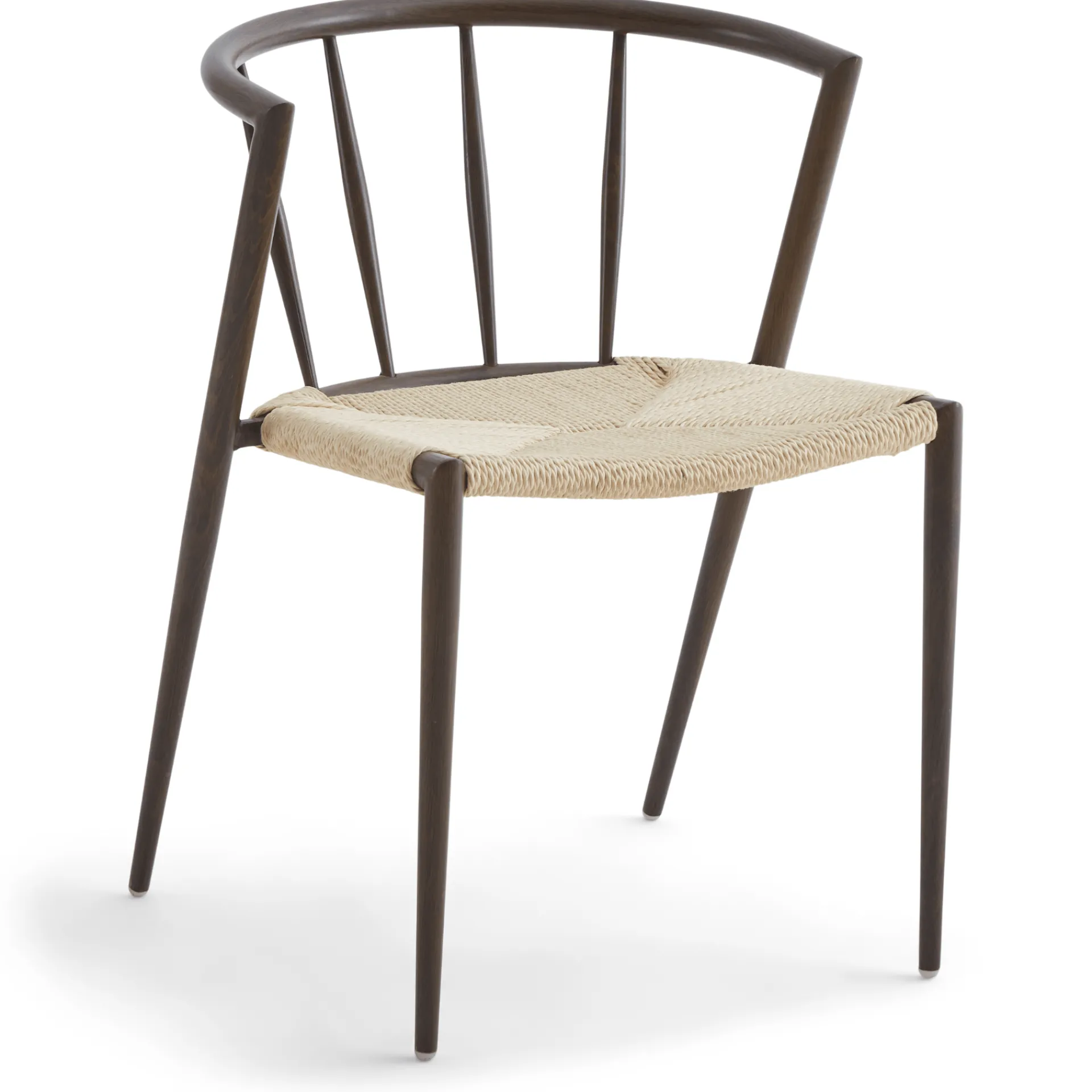 New Nimara Spisebordssæt - Lewis lamel spisebord Ø120 cm med udtræk i røget egefiner + 6 x Bella spisebordsstole i røget eg