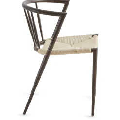 New Nimara Spisebordssæt - Lewis lamel spisebord Ø120 cm med udtræk i røget egefiner + 6 x Bella spisebordsstole i røget eg