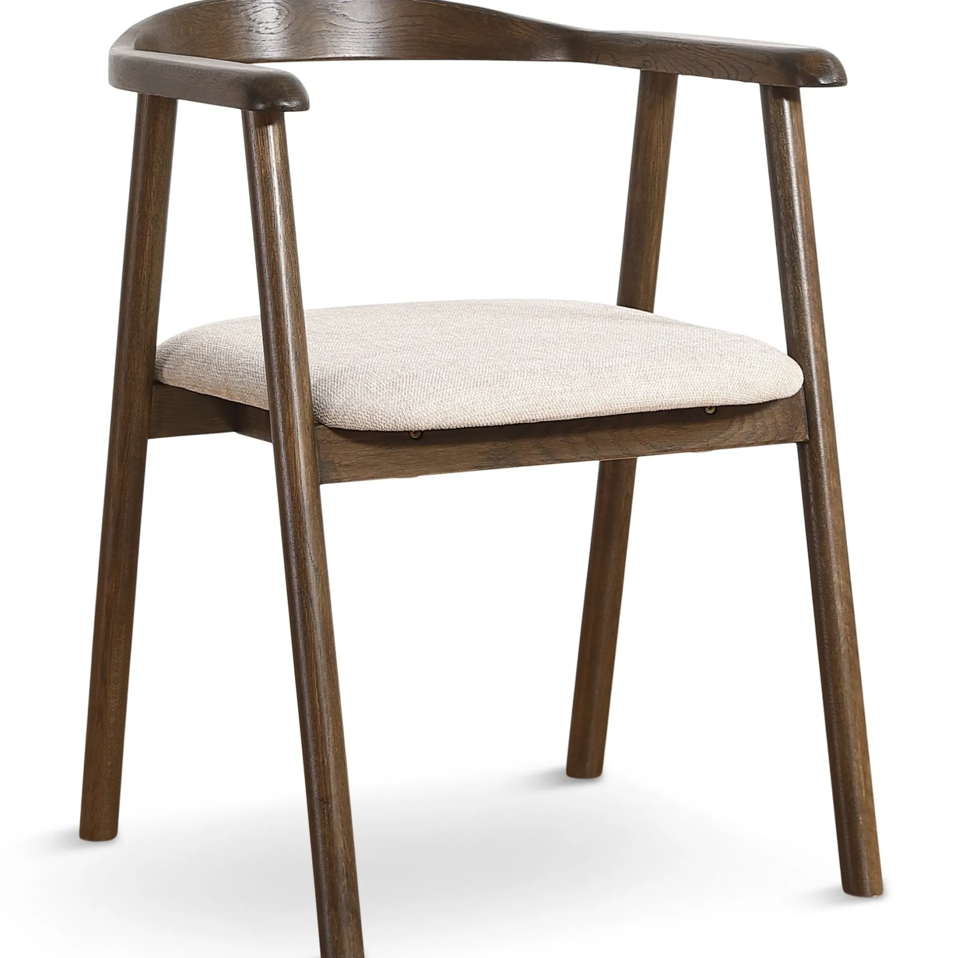 New Nimara Spisebordssæt - Susan plankebord i røget eg 200 cm + 4 x Jocelyn spisebordsstol i røget eg