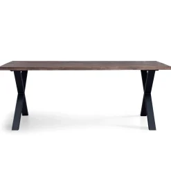 New Nimara Spisebordssæt - Susan plankebord i røget eg 200 cm + 4 x Jocelyn spisebordsstol i røget eg