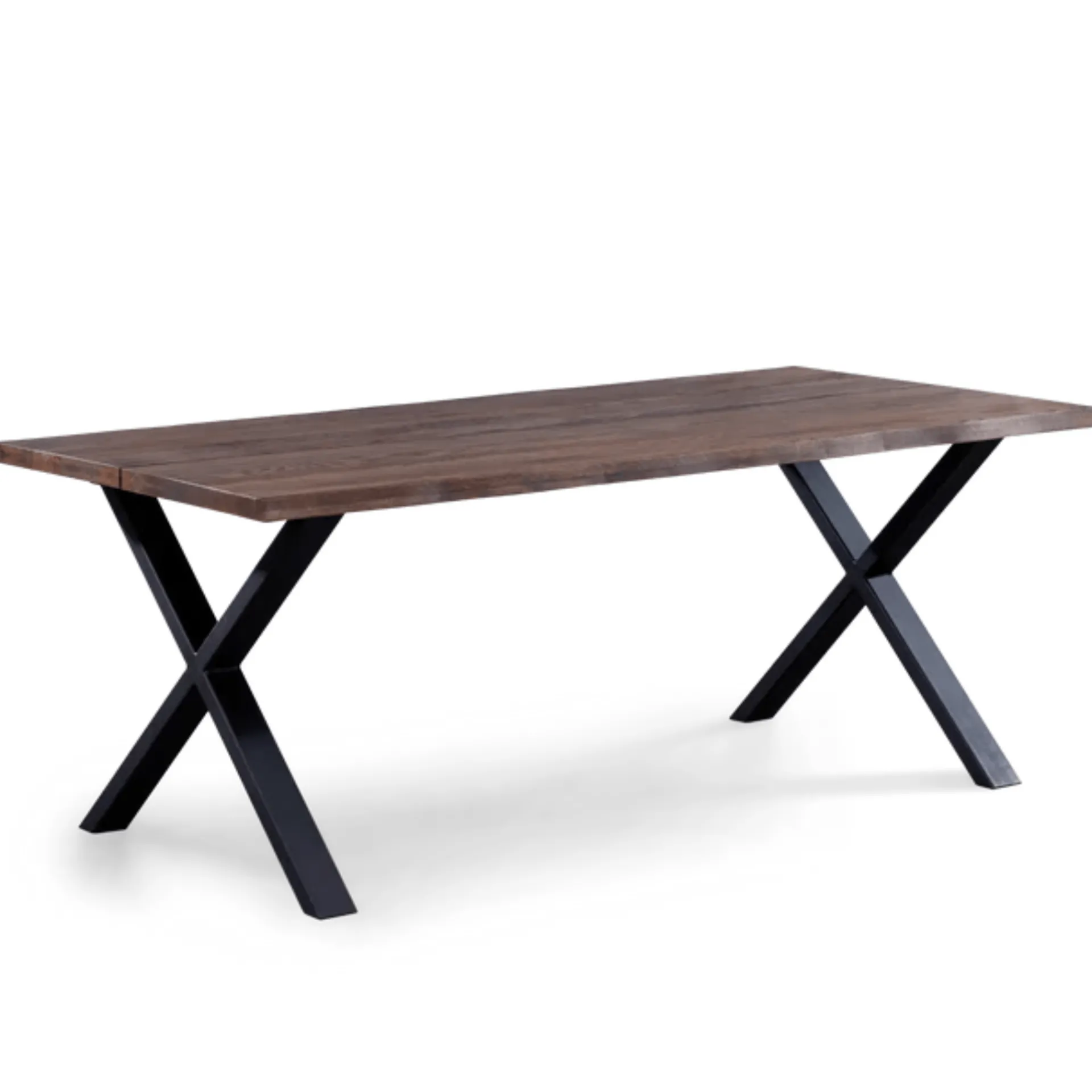 New Nimara Spisebordssæt - Susan plankebord i røget eg 200 cm + 4 x Jocelyn spisebordsstol i røget eg